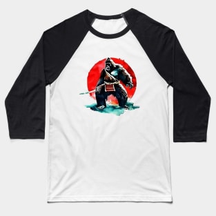 Samurai Sasquatch Baseball T-Shirt